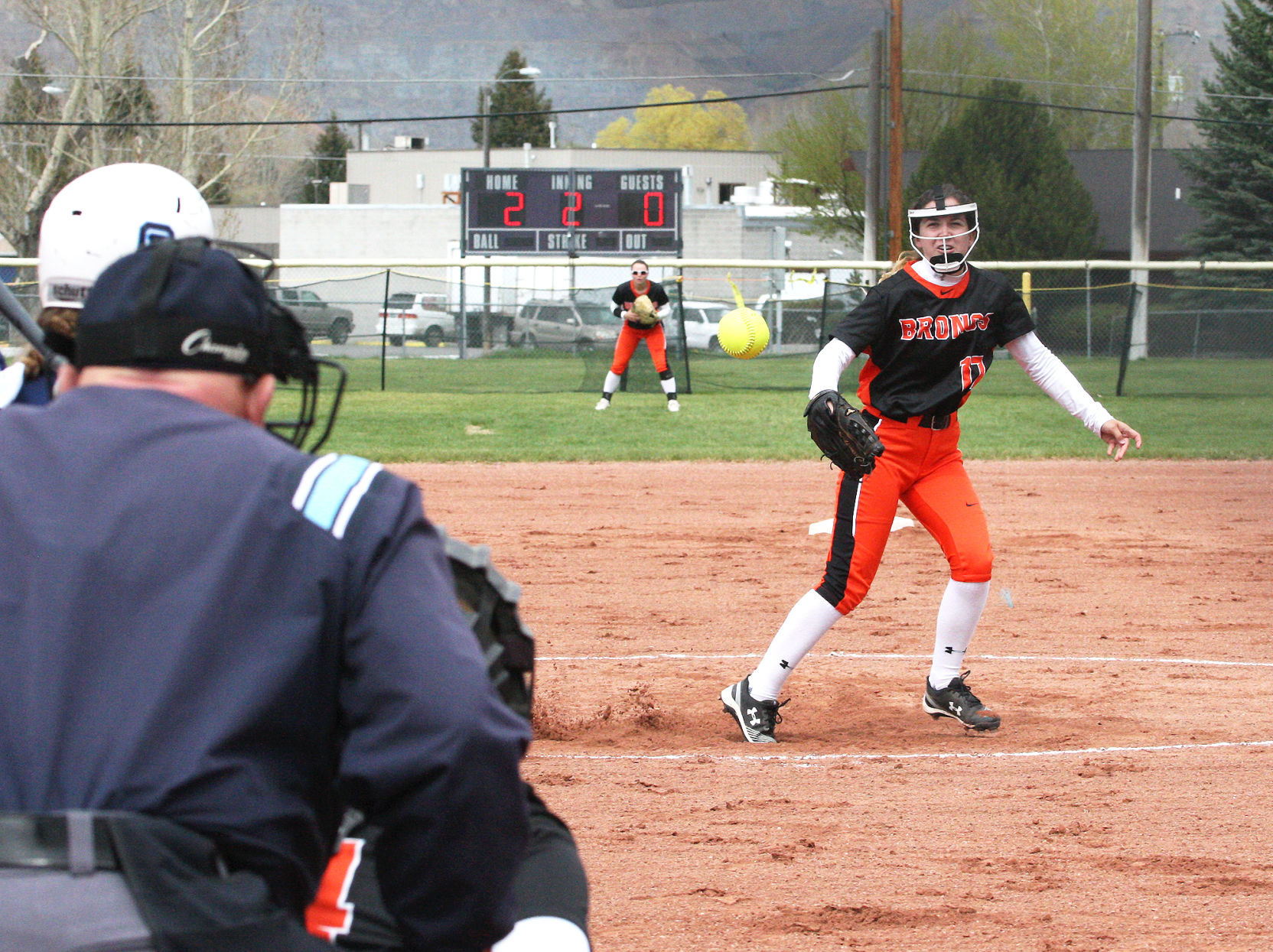 Dasha Schell dishes out a pitch